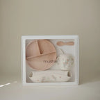 Mushie silikonski set za hranjenje - Rose Flowers