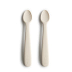 Mushie silikonski set od 2 kašike - Ivory